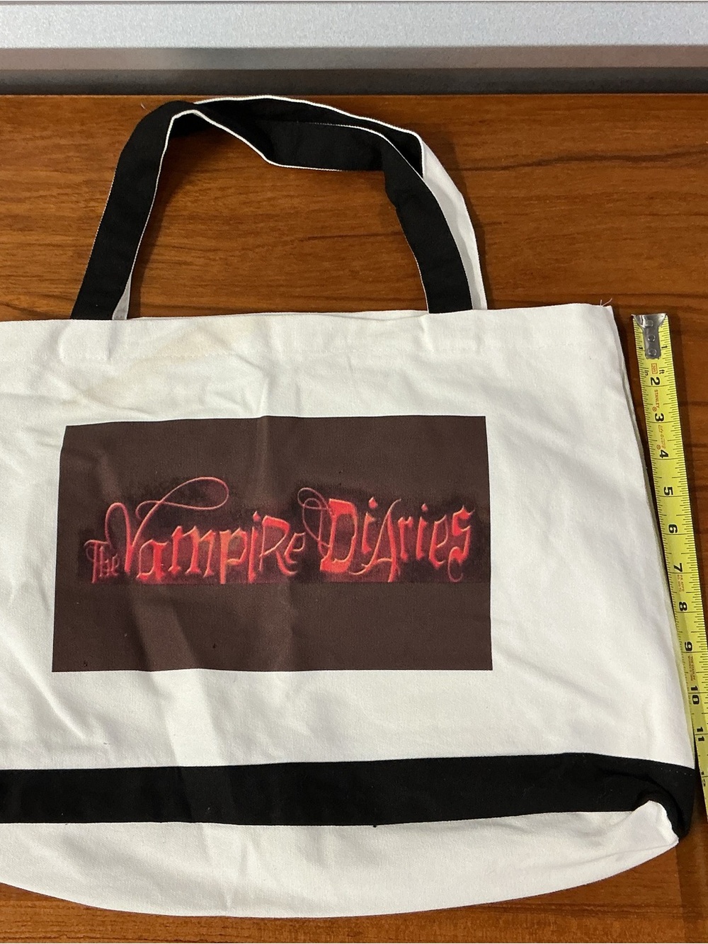 The Vampire Diaries Logo Canvas Tote Bag